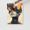 Affiche d’art numérique imprimée sur papier mat – visuel artistique moderne